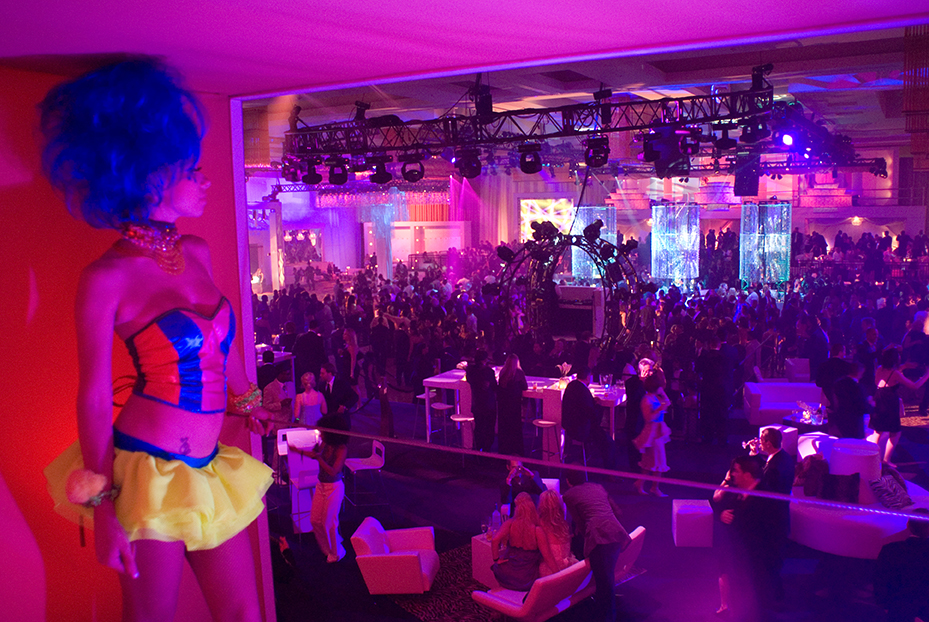 Design and fabrication - luxury brand product launch scenic elements